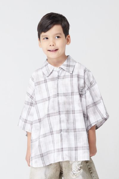 Детская рубашка/W-24593/242205012